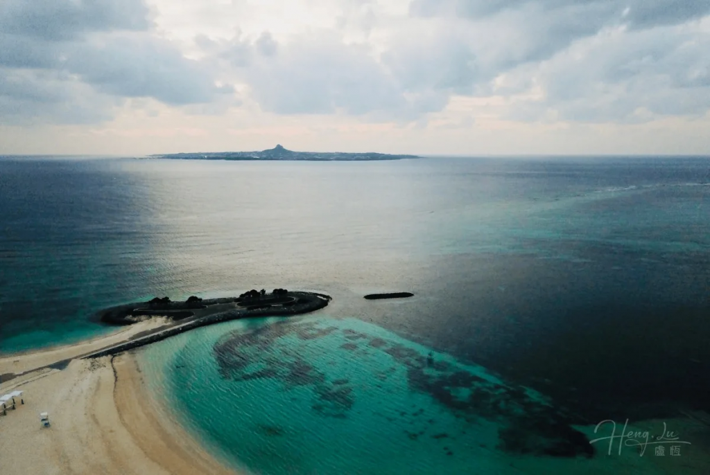 Amazing Ocean Scene with Blue-Green Waters