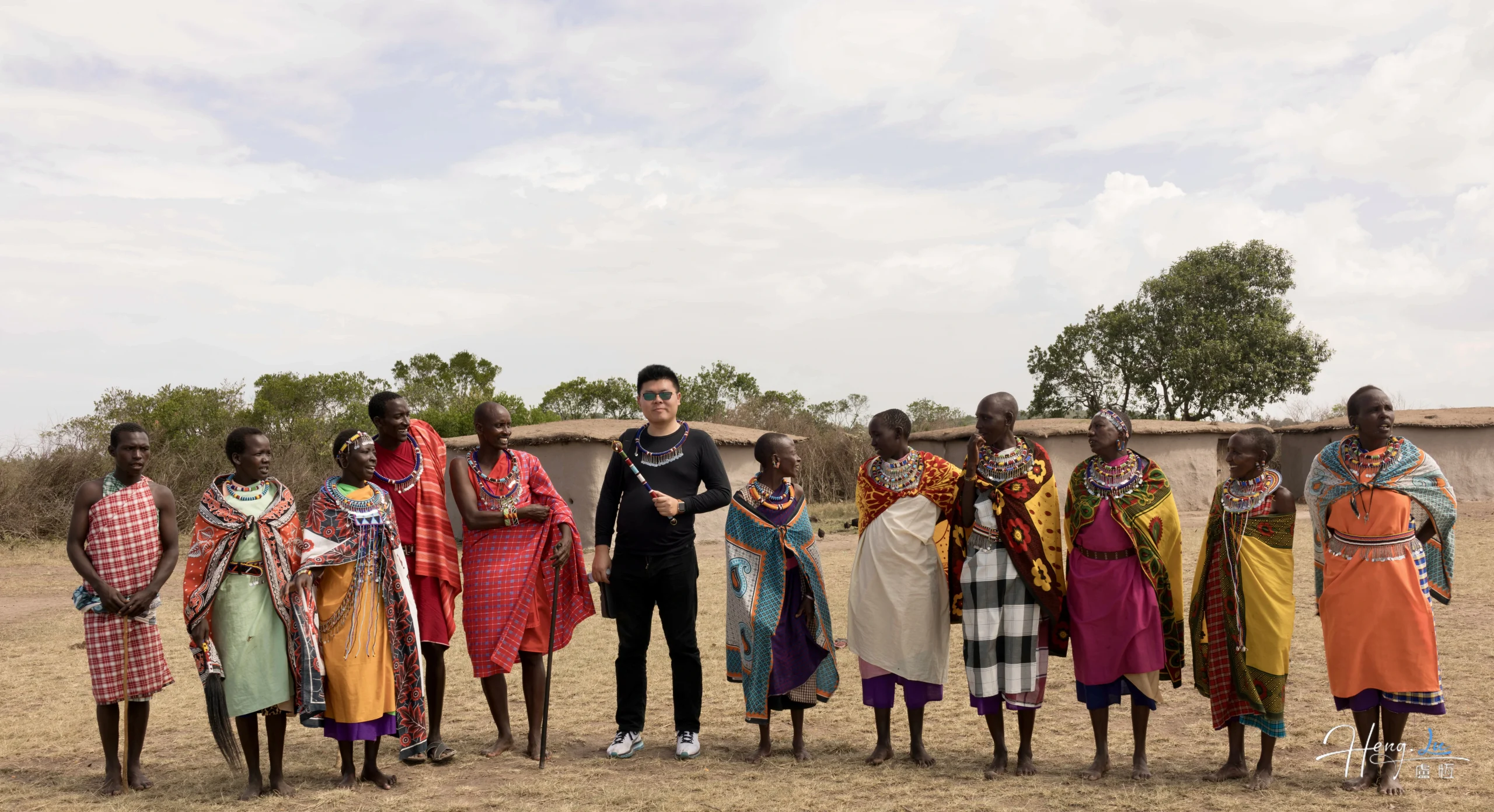Luheng-with-maasai-community-in-traditional-attire